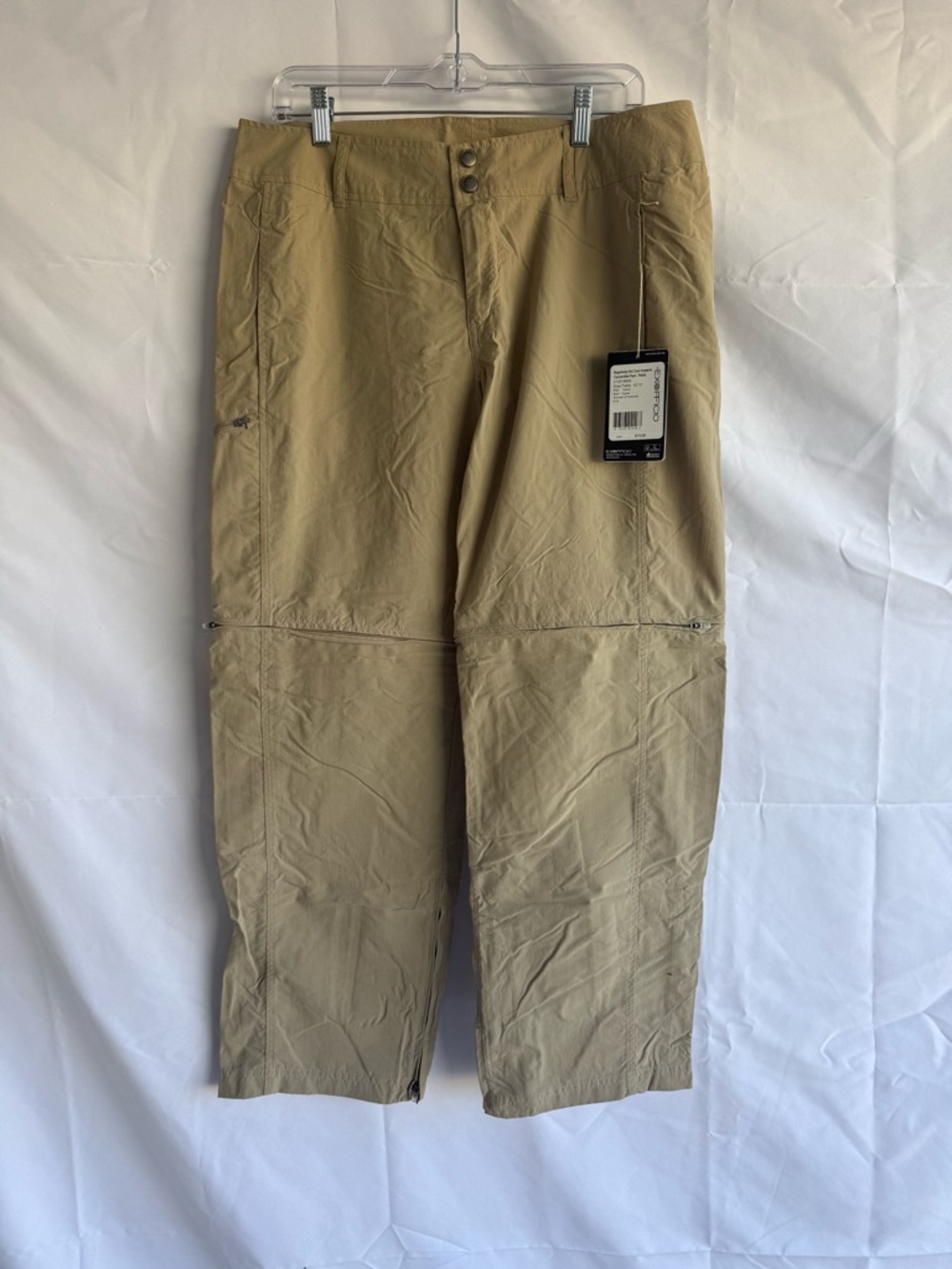 ExOfficio BugsAway Sol Cool Ampario Convertible Pants Women 12 Petite NWT UPF 50